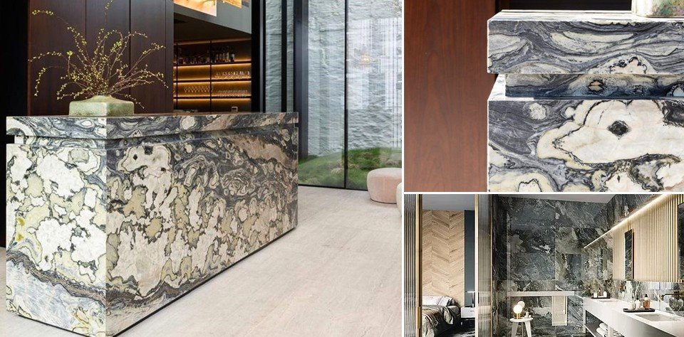 Dedalus Marble countertops and tiles projects