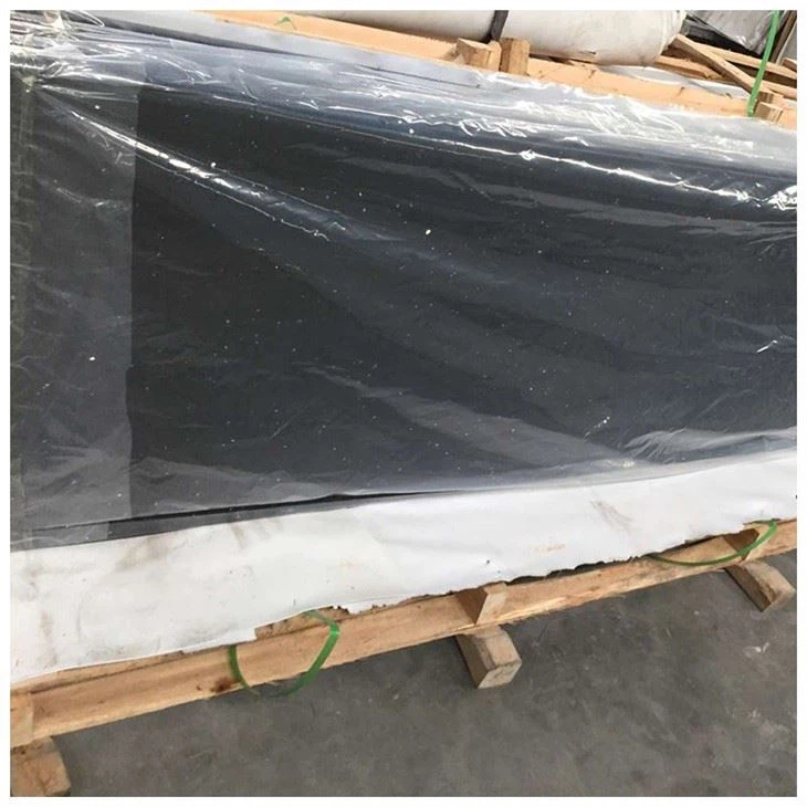 Sparkling Black Quartz Countertops Factory