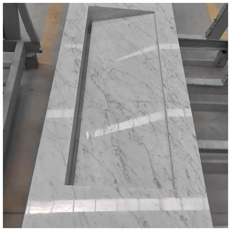 Carrara Marble Floating Sink