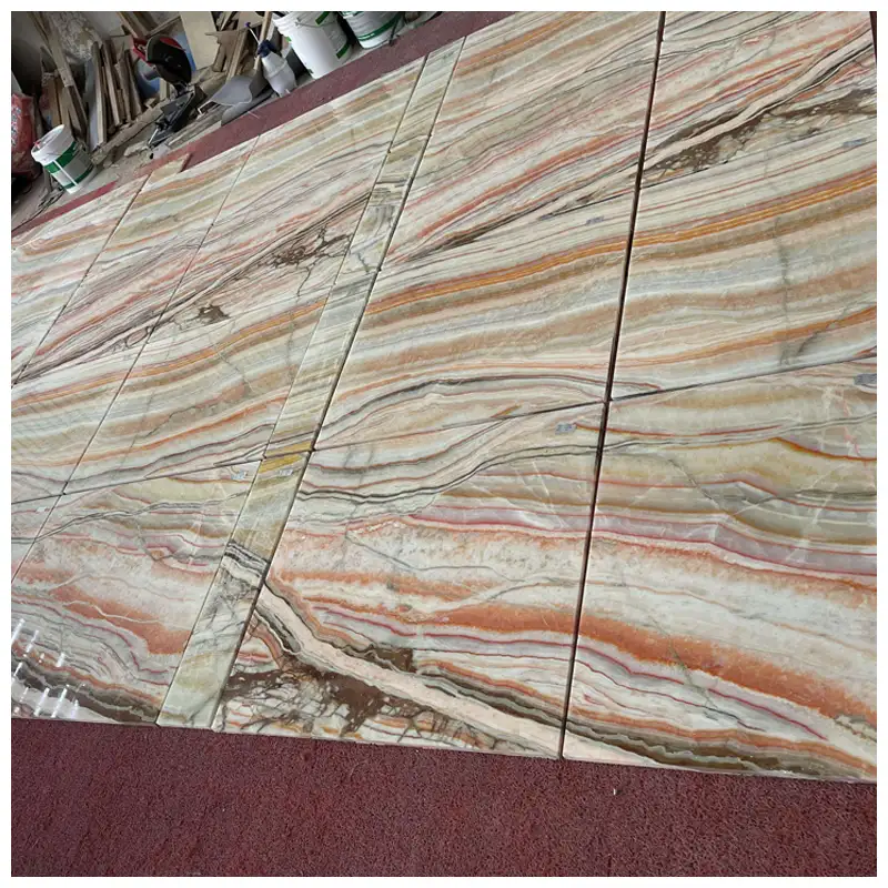 Rainbow Onyx Marble Tiles