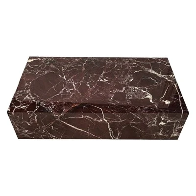 Rosso Levanto ماربل پلنتھ کافی ٹیبلز